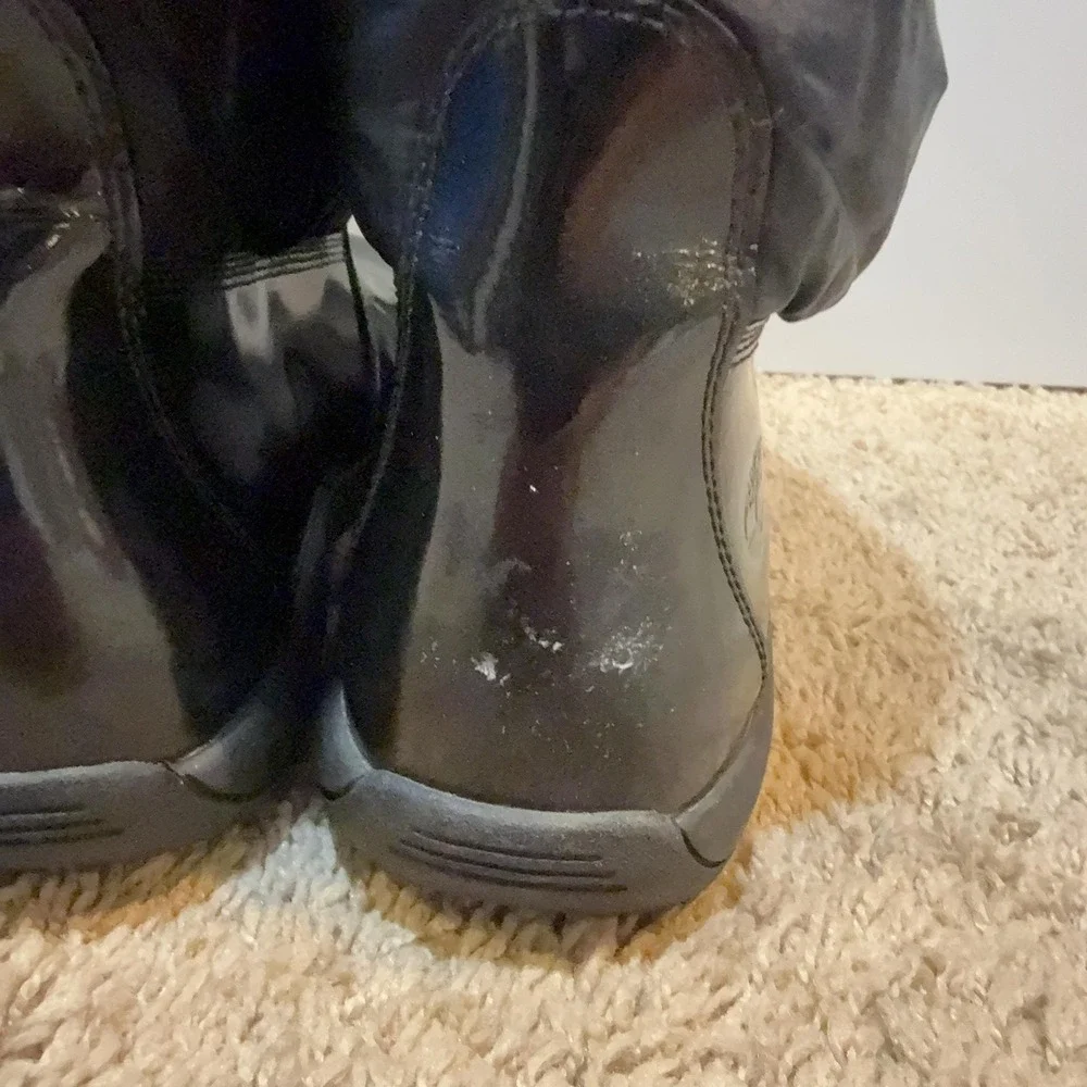 Timberland Boots Girls Size 6 Black Puffer Snow Fur Lined Winter 72935M